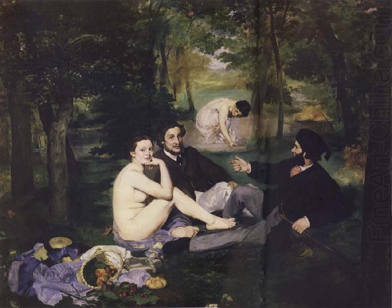 Edouard Manet Luncheon on the Grass china oil painting image